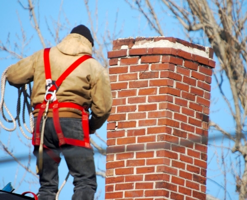 Chimneys in Oak Park